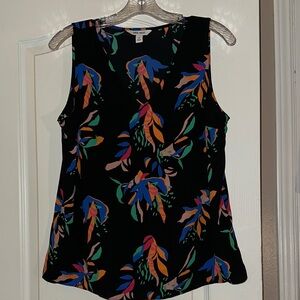 NINE WEST  Multicolor Floral Sleeveless Blouse